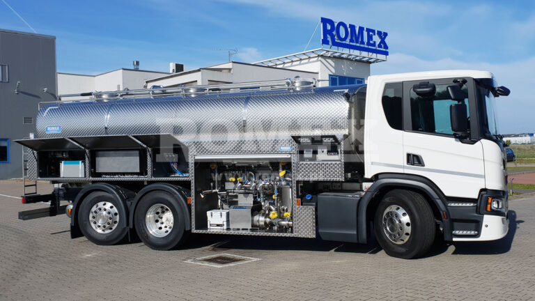 ROMEX cisternų nuo 500 iki 22 000 l pardavimas ir komplektavimas